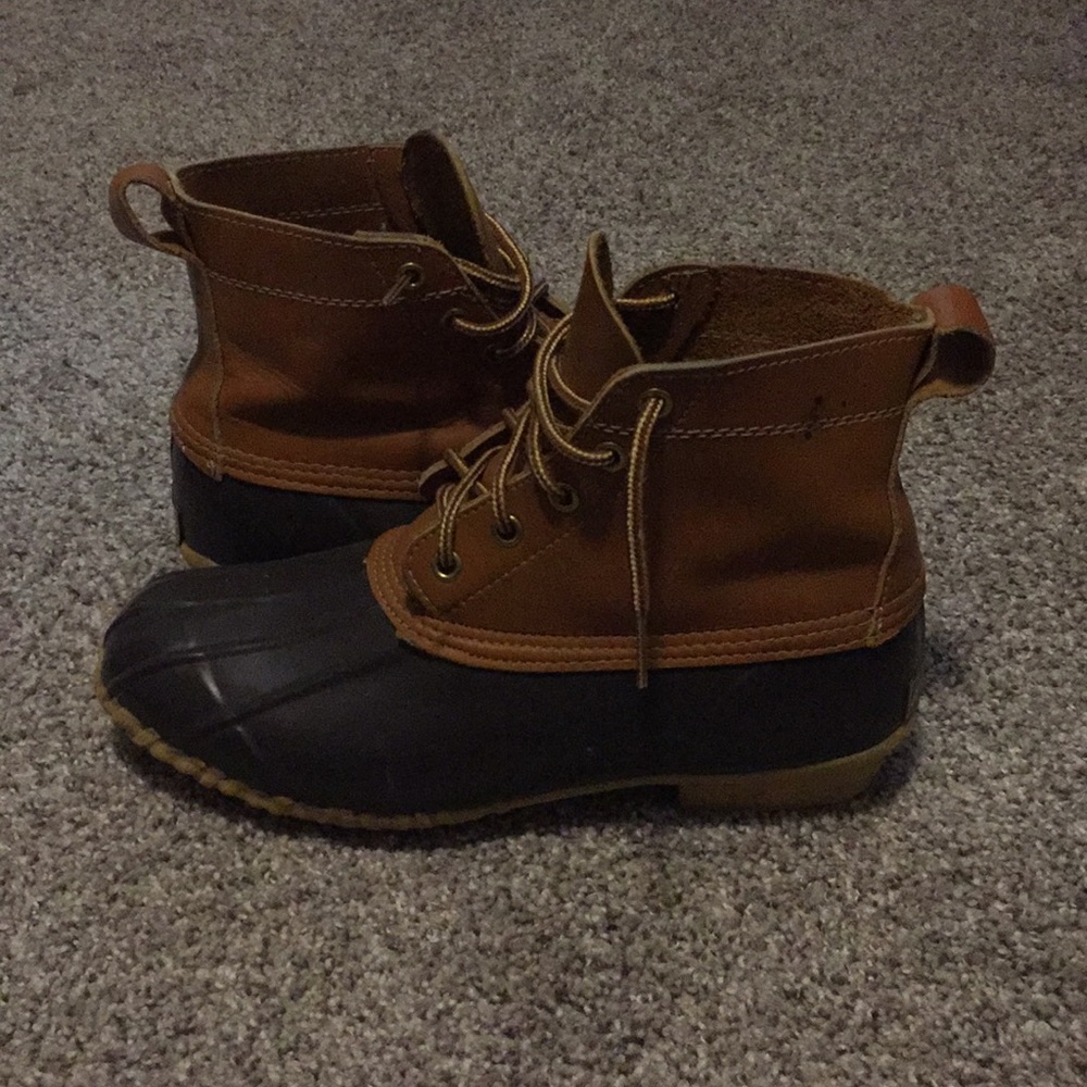 Eddie Bauer waterproof leather boots size 8 W